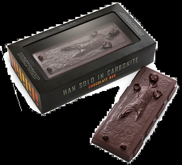 Candy for Halloween Star wars Chocolate Hon Solo Carbonite