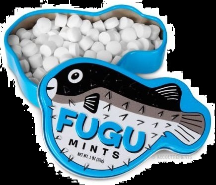 Candy For Halloween Poisonous Fugu Fish Mints