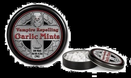Candy for Halloween Vampire Repelling Mints Garlic Candy
